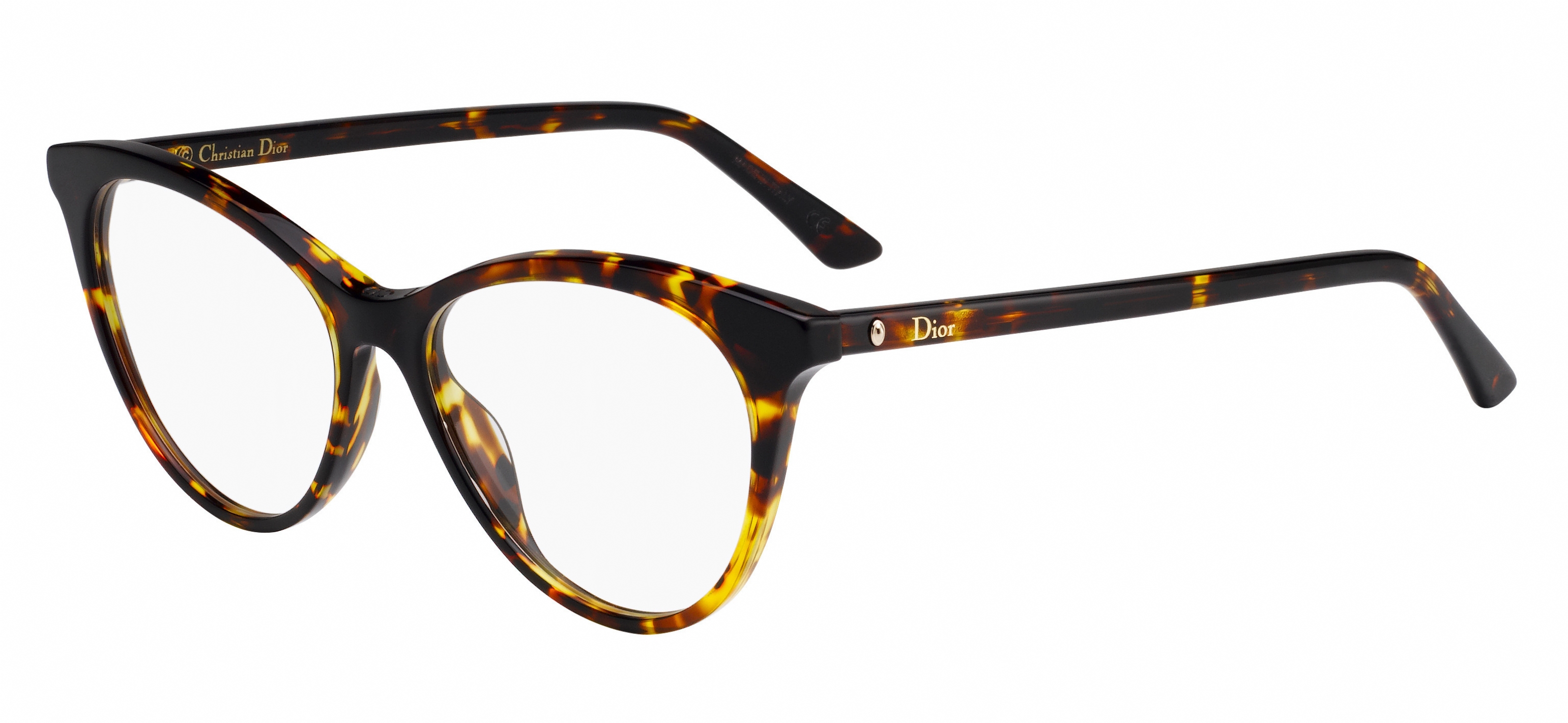 Christian Dior Havana glasses size 57 Dior Sunglasses Woman Yellow Havana STEPF-ORI-57  main image 4