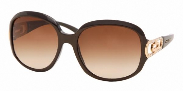 Bulgari Sunglasses Style 8030B BVLGARI Crystal Oversized Sunglasses – Second Nature Boutique main image 3