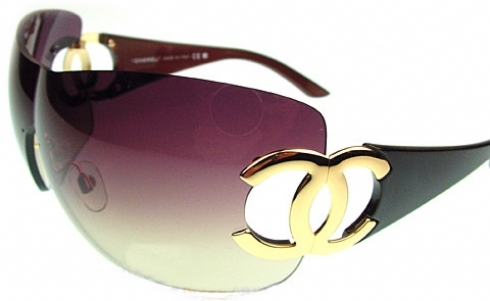 CHANEL パープル サングラス ケース付き シャネル Chanel 4124 Sunglasses