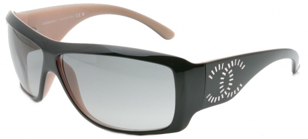 CHANEL - Brand NEW - Crystals Black/Tan Frame Gradient Tint Sunglasses-6021-B CHANEL | Accessories | Chanel Brand New Crystals Blacktan  main image 4