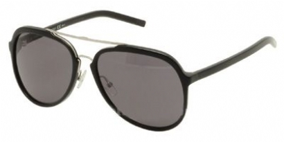 Christian Dior Homme  Black Tie 122S Black Aviators Sunglasses Christian Dior Sunglasses Black Tie Blue Havana Aviator Mens  main image 4