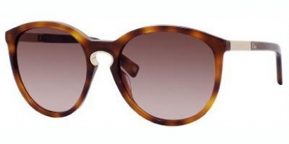 Dior Entracte 1 Sunglasses RARE Genuine Christian DIOR Entracte 1FS Havana Gold Stripe  main image 2