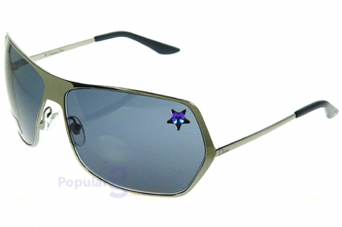 Christian Dior Goldtone Metal White Acetate Frame Sunglasses