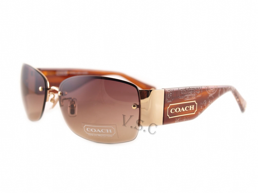 Coach Octavia Brushed Bronze Sunglasses Coach Octavia 350 Sunglasses main image 2