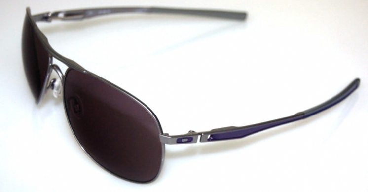 小物 OAKLEY Plaintiff Polished Chrome Oakley Plaintiff Sunglasses OO4057-02 Polished Gold/Dark