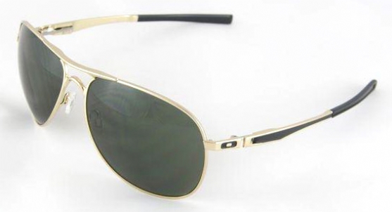 小物 OAKLEY Plaintiff Polished Chrome Oakley Plaintiff Sunglasses OO4057-02 Polished Gold/Dark