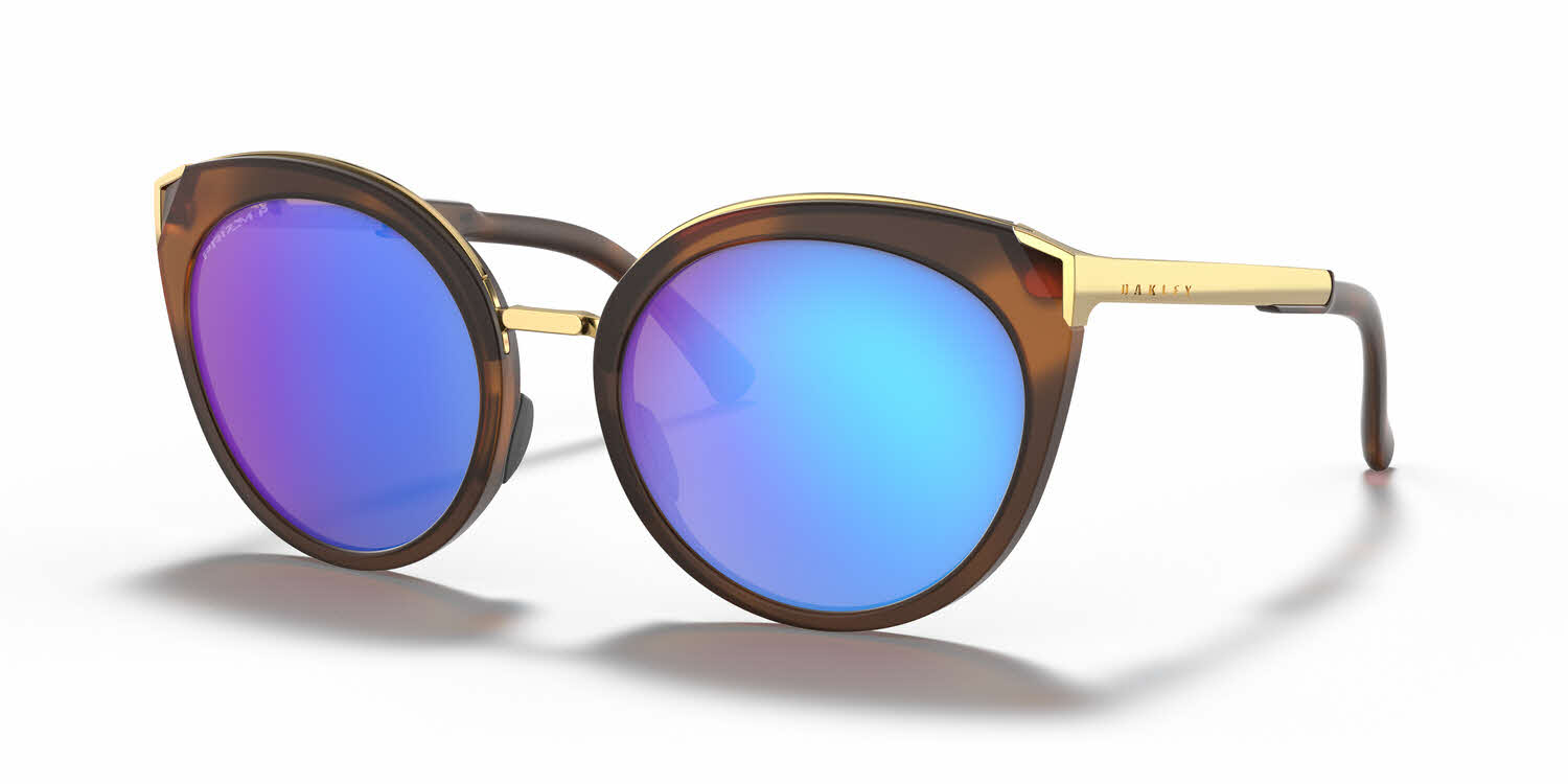 Oakley Top Knot Sunglasses Oakley Top Knot - Round Black & Silver Frame Glasses For  main image 4