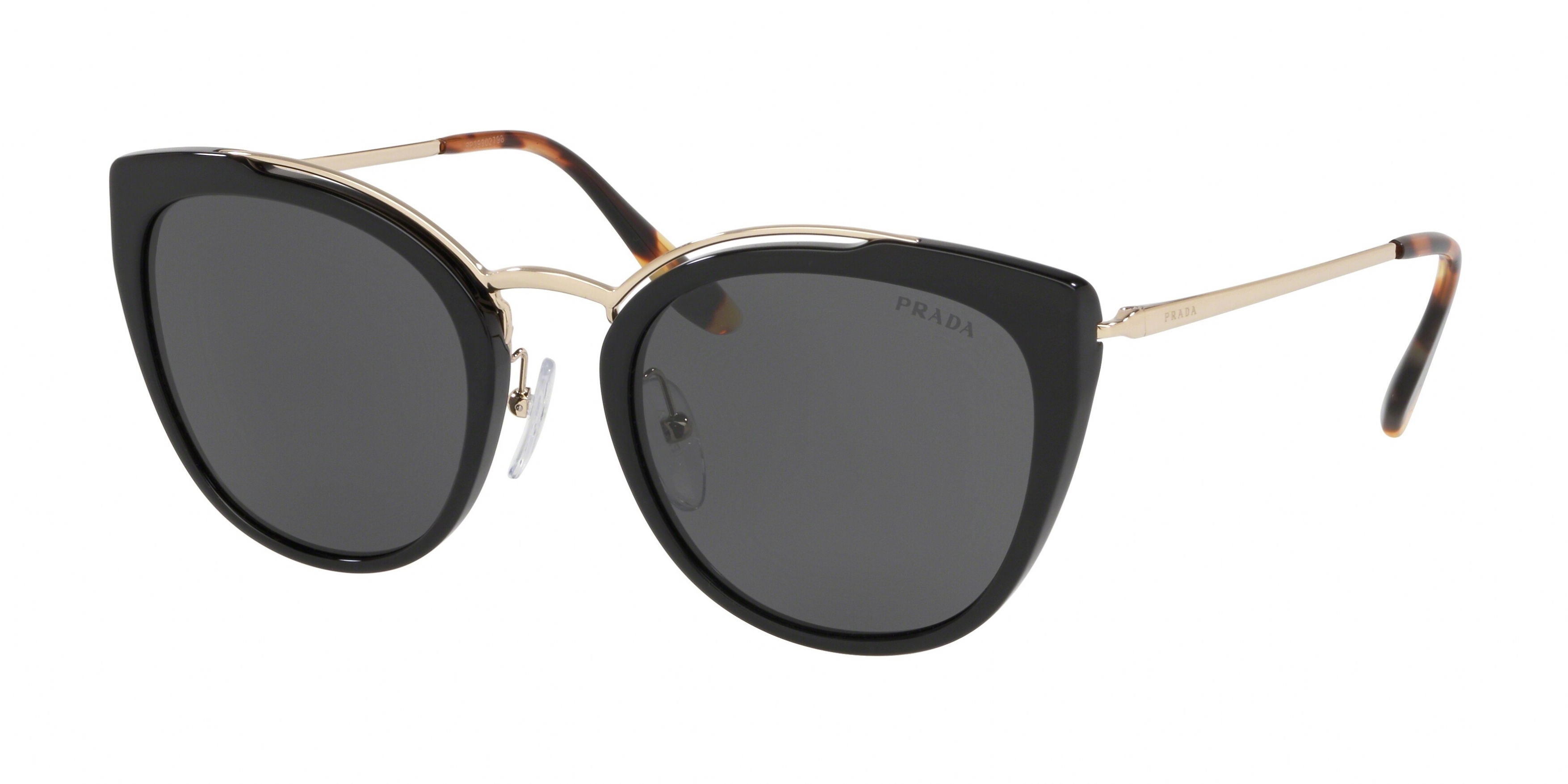 Prada spr20u hu7-219 sunglasses Prada PR 20YS M (55 - 17) with Green lenses and Black frame  main image 4