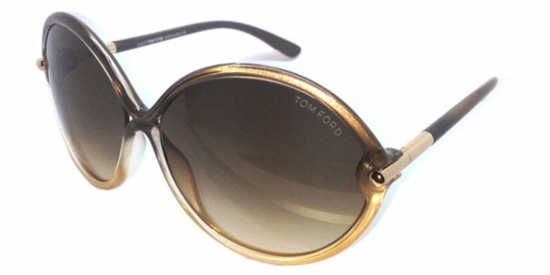 TOM FORD TF 225 50F RITA BROWN GRADIENT AUTHENTIC SUNGLASSES