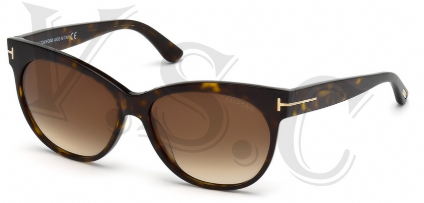 Tom Ford Women\'s Sunglasses Saskia TF330 Ivory Havana Brown Gradient 57-14-140 s-l1200.png main image 3