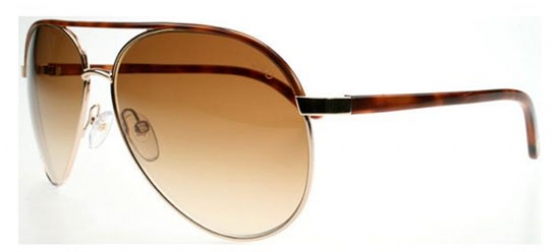 Tom Ford white/brown Silvano TF112 sunglasses Tom Ford Ivory TF112 Silvano Aviator Sunglasses Tom Ford | TLC main image 2