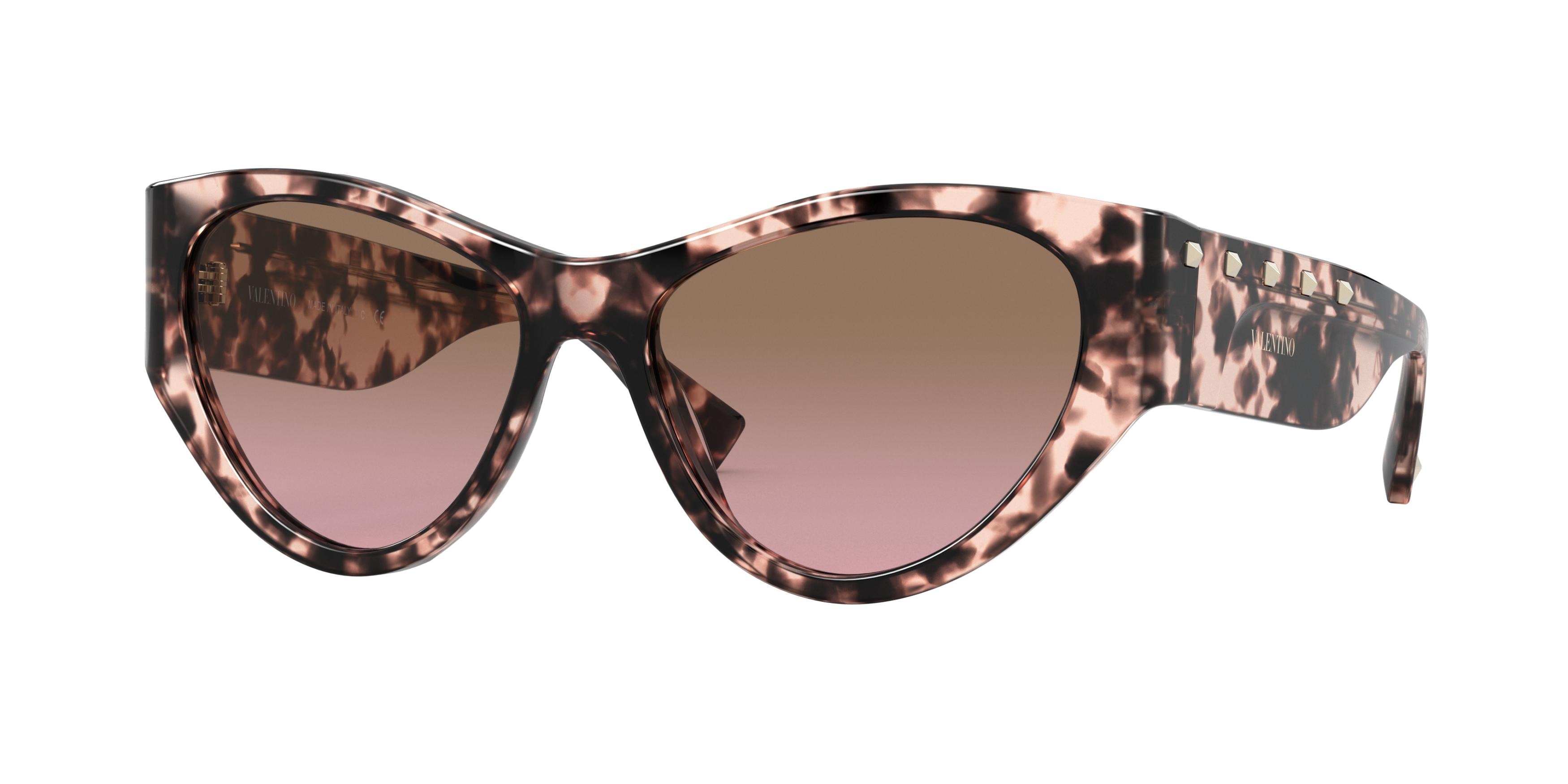 Leopard print Valentino Sunglasses Vintage VALENTINO Sunglasses: Gold Tortoise Butterfly Frame  main image 2