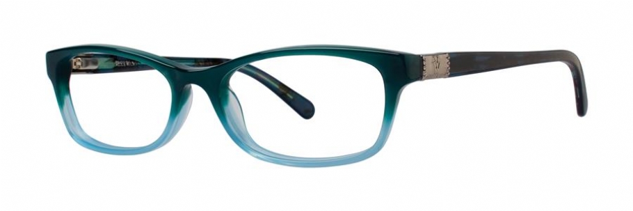 Authentic, Vera Wang Teal Gradient Frame Sunglasses Vera Wang V425 Sunglasses | FREE Shipping - Go-Optic.com main image 3