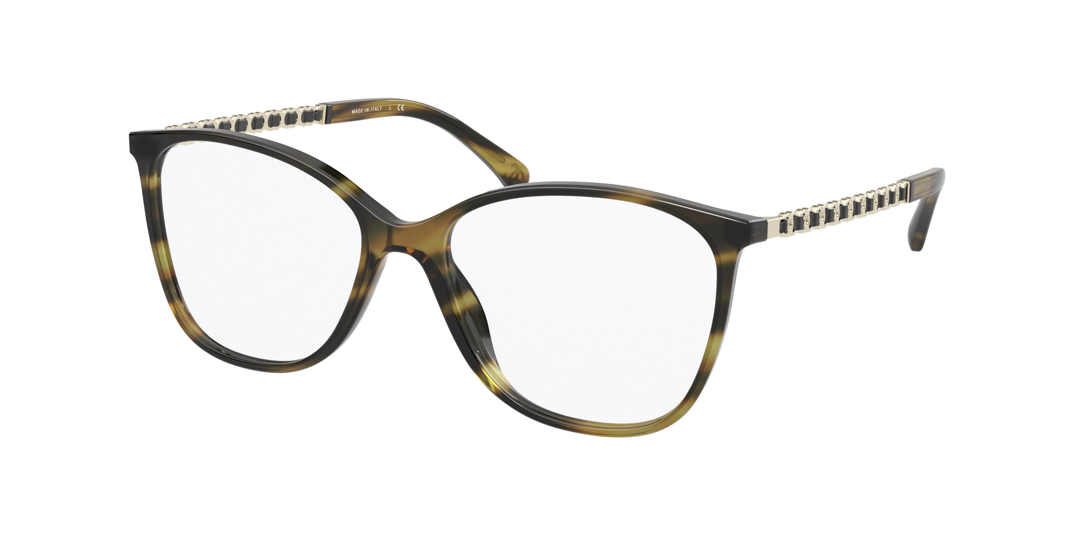 【Newデザイン★CHANEL 】3408Q シェイプフレーム CHANEL 3408Q Square Metal & Calfskin Glasses | Fashion Eyewear