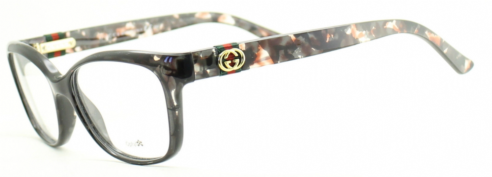 Gucci GG 3683 Cat-Eye Two Tone Glasses with signature GG Gucci Cat-Eye Recycled Acetate Sunglasses | Neiman Marcus main image 2