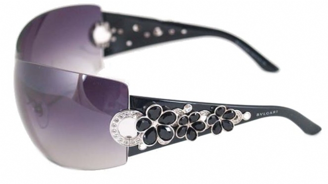 Bvlgari 652b Black Stone Special Edition Sunglasses