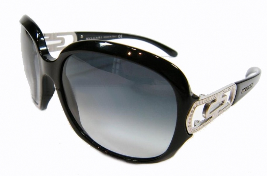 Bulgari Sunglasses Style 8030B BVLGARI Crystal Oversized Sunglasses – Second Nature Boutique main image 4
