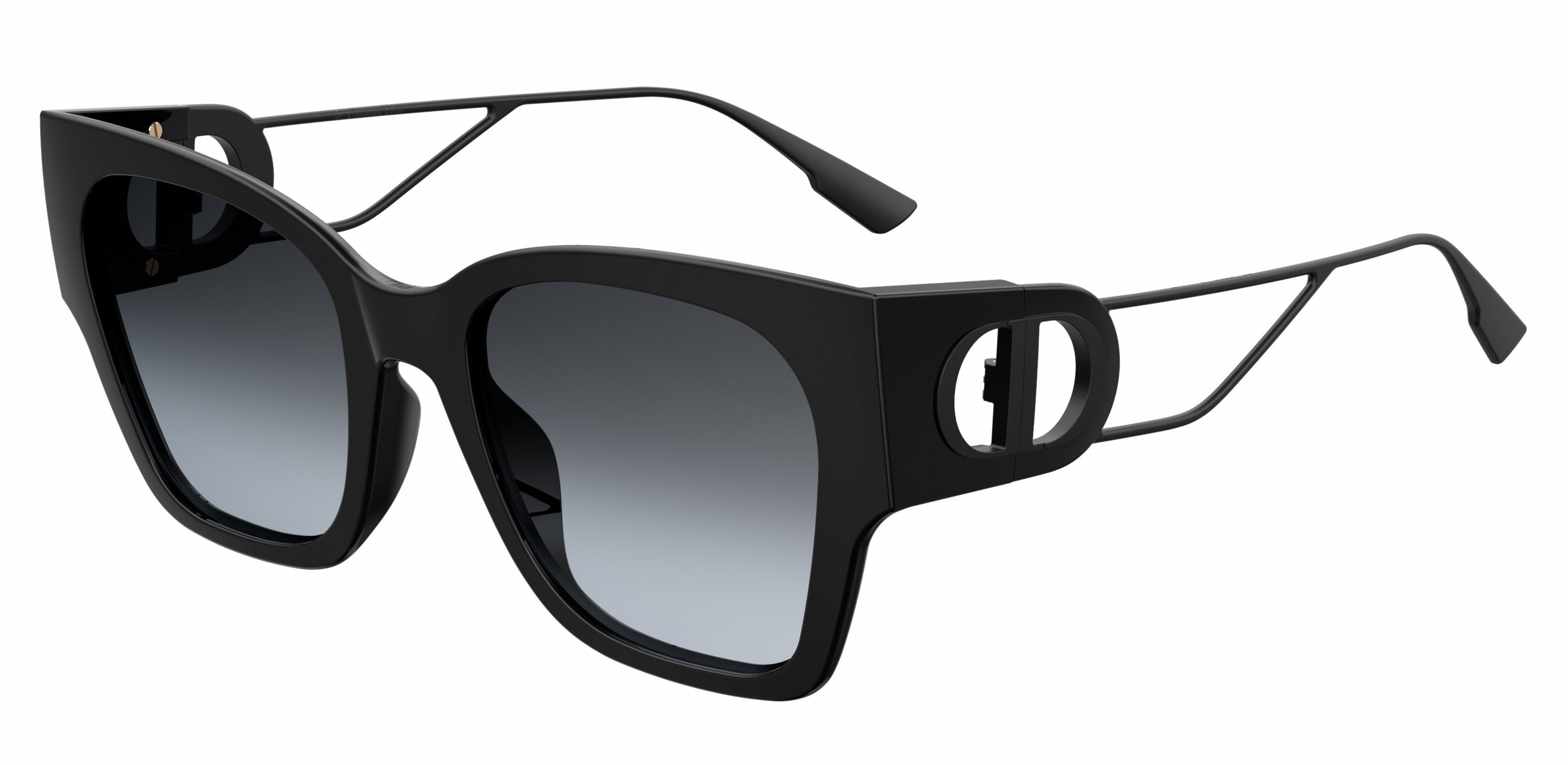 Dior30MONTAIGNE1  08670 size 55 Dior 30montaigne1 08670 Sunglasses Brown Havana Frame Grey  main image 4