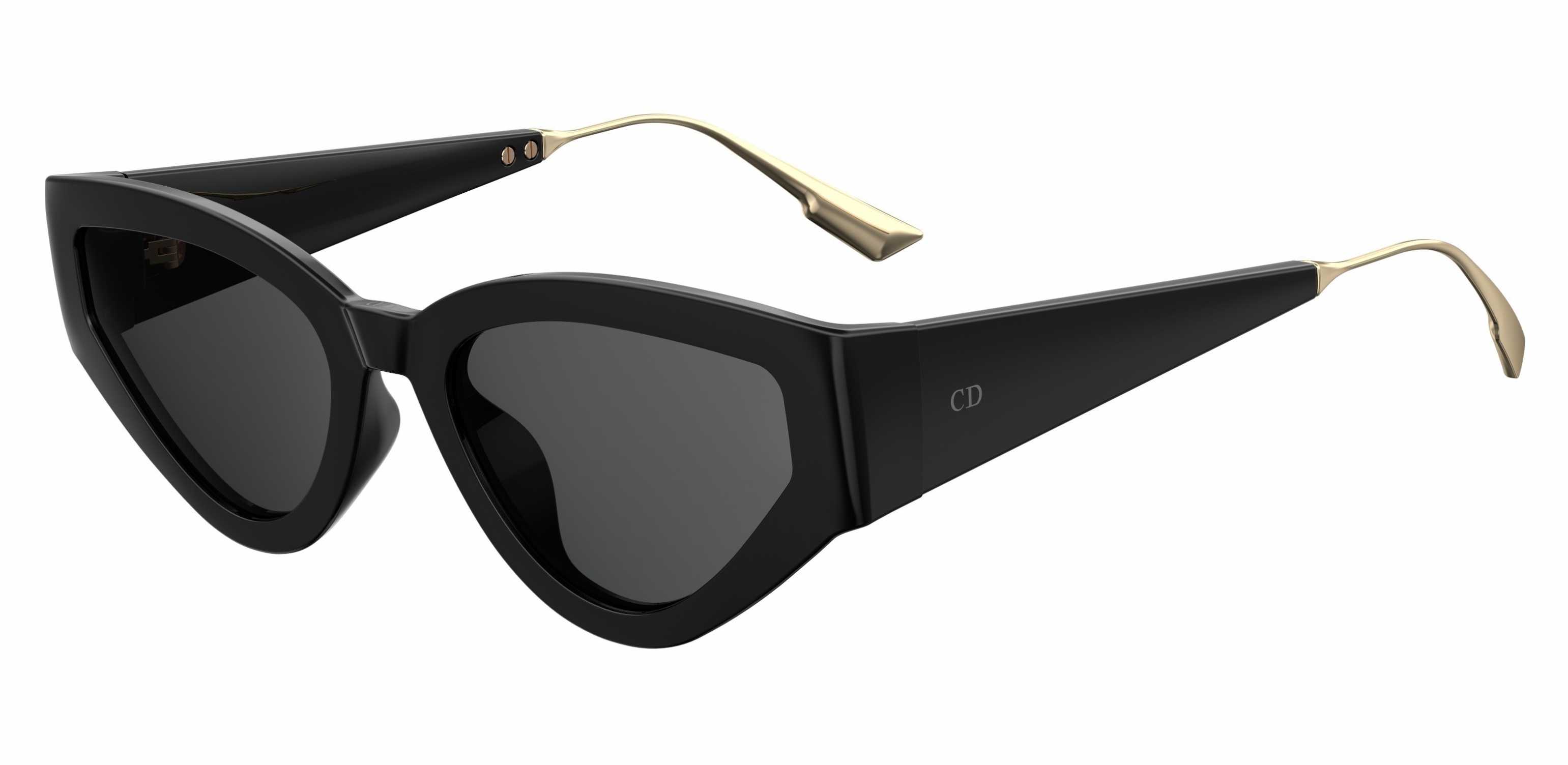 Christian Dior Dior sideral 1 cateye　BLK CHRISTIAN DIOR Sideral 1 Sunglasses Black 634440 | FASHIONPHILE