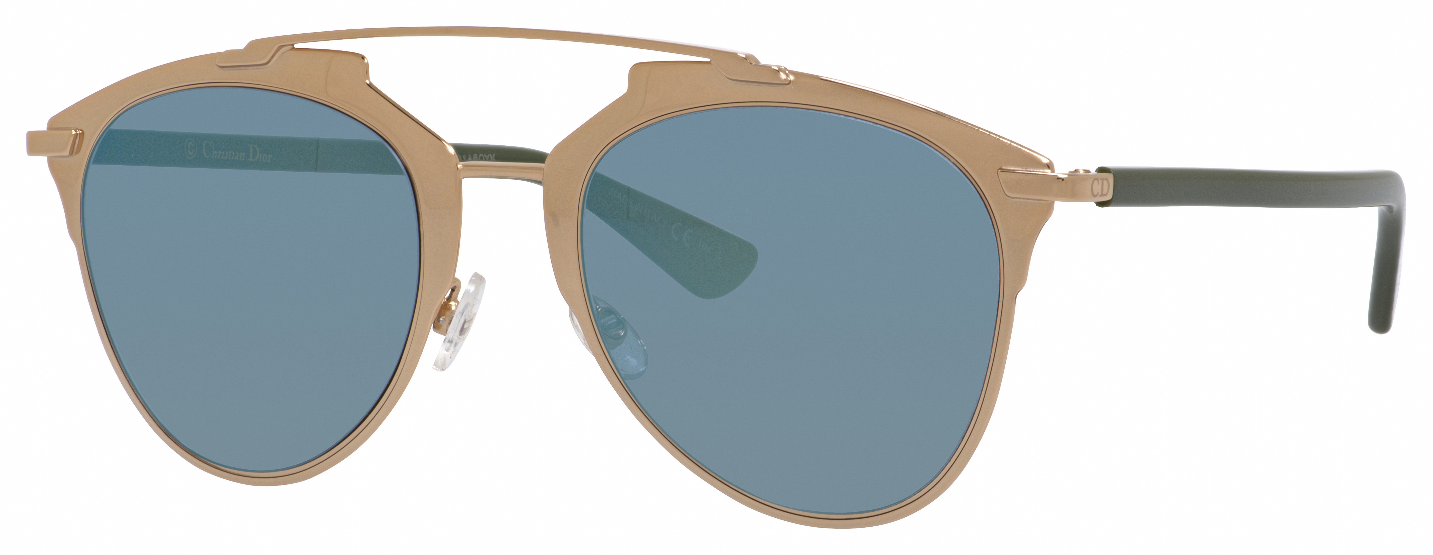 Christian Dior Reflected Sunglasses| Dior Reflected mirrored sunglasses Dior Reflected Sunglasses W/ Case - Dior Mirrored Brow Bar  main image 4
