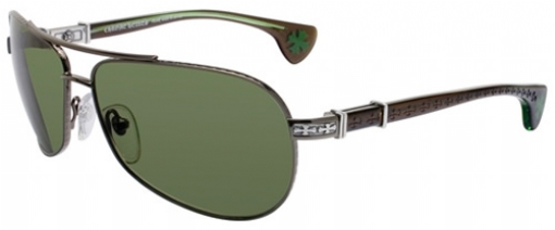 Lunettes Chrome Hearts 'The Beast1' - Noir/rouge à Base - Plastique - Occasion
