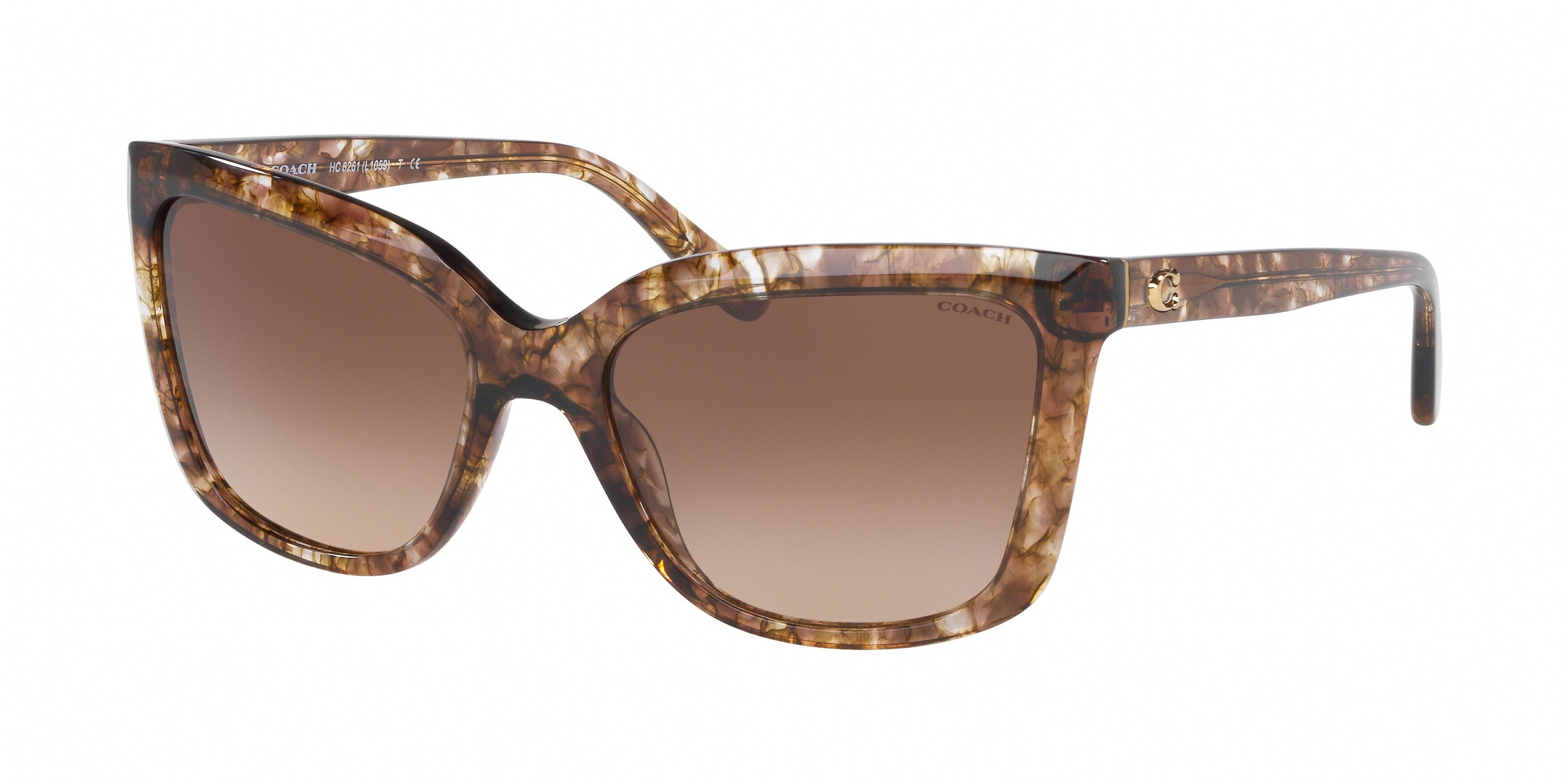 COACH HC 8261 (L1059) 544687 (Black/Tortoise) 56•18•140 COACH SUNGLASSES FRAMES Coach 8261 Sunglasses main image 2