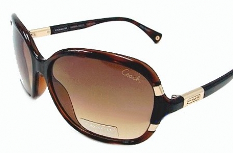Coach Women’s Sunglasses - Sienna (S612) - Tortoise Coach HC8295 L1147 L (56 - 21) with Brown lenses and  main image 4