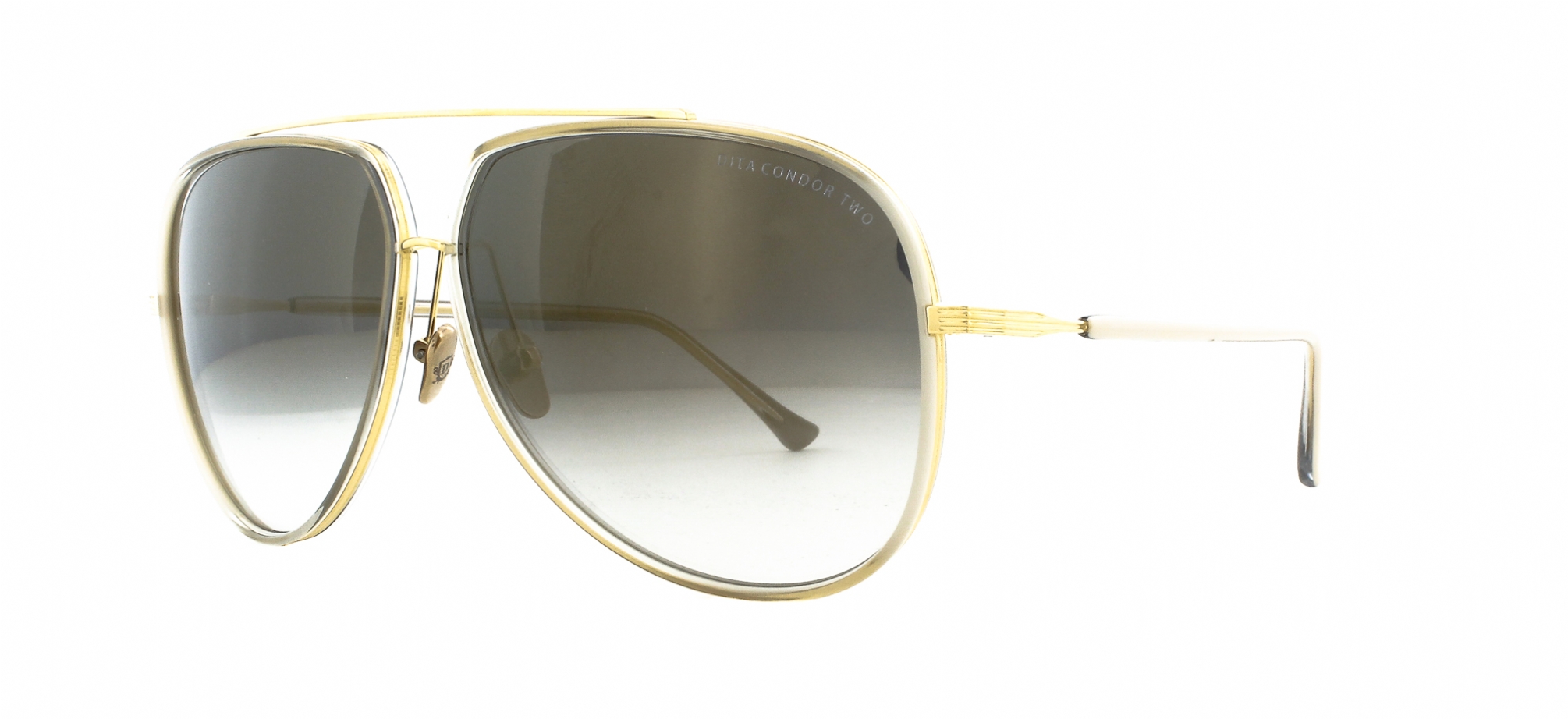 RARE NEW Genuine DITA 18K Gold CONDOR-TWO 2 Titanium Aviator