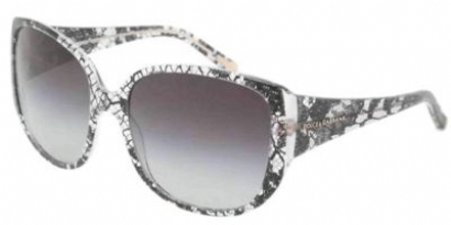 Dolce Gabbana Lace Sunglasses 4116 white Dolce and Gabbana White Sicilian Lace Sunglasses  main image 2