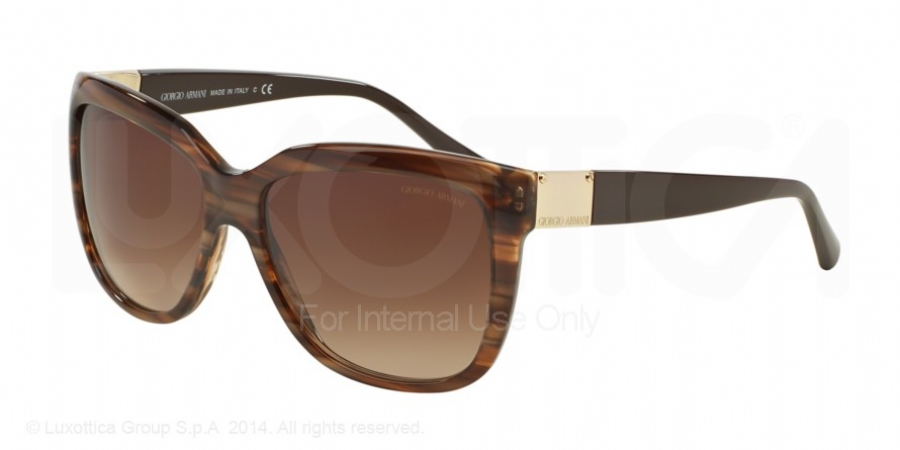 Giorgio Armani Brown Sunglasses 8042F 529213 Eyewear | eBay