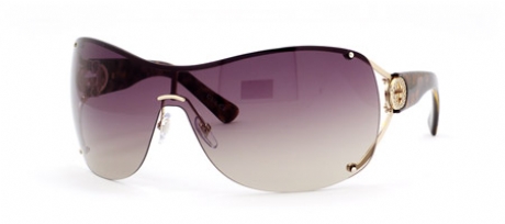 Gucci Sunglasses model 2808 with case Gucci GUCCI Shield Mask GG Logo Rhinestones Sunglasses GG  main image 4