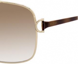 GUCCI 2873/S Metal Brown Sunglasses Gucci 58mm Metal & Acetate Oval Sunglasses - Bergdorf Goodman main image 4