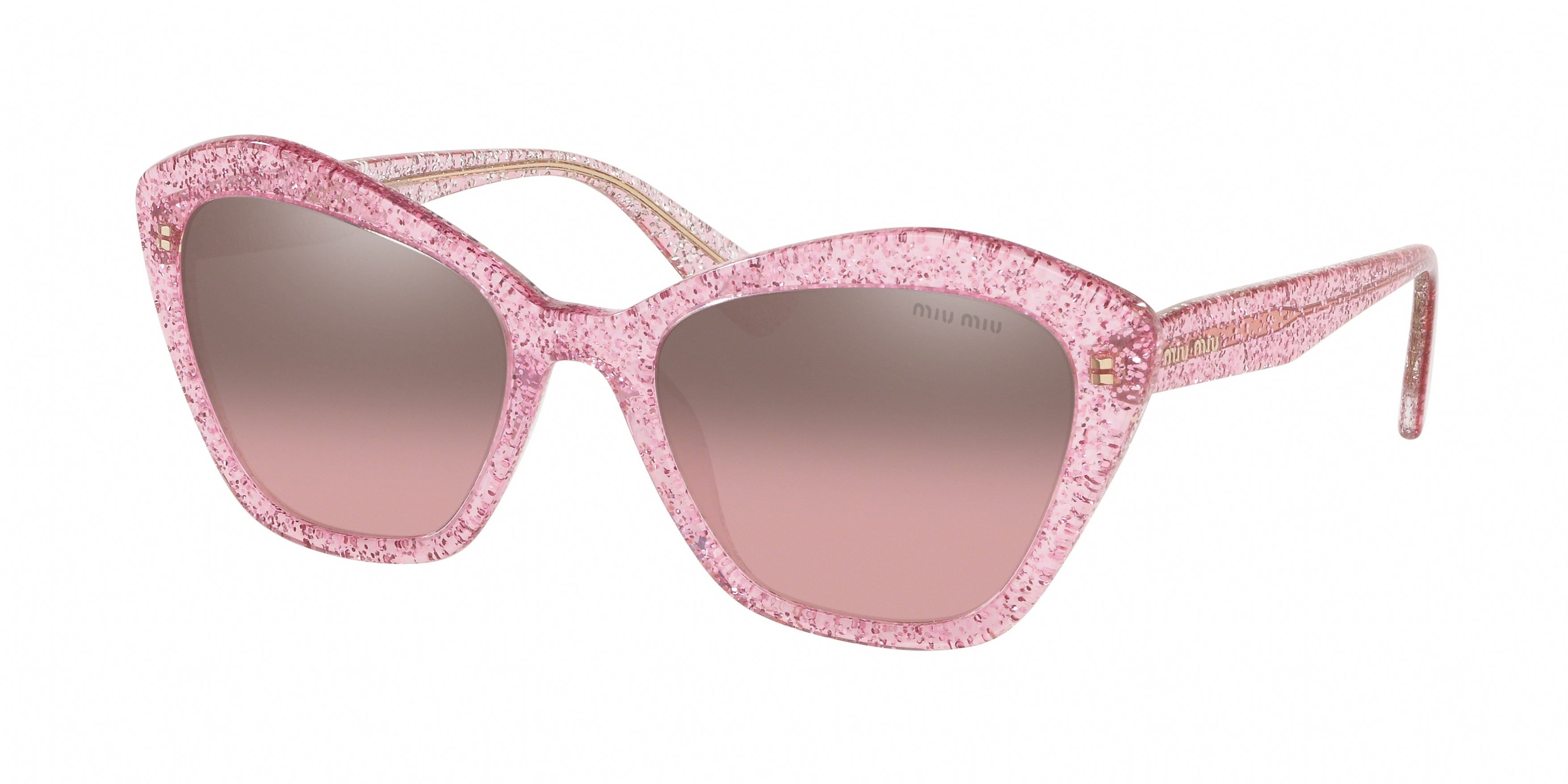Miu Miu Grey Gradient Sunglasses MU05US 1380A7 Slate Gray Lenses Miu Glimpse Sunglasses | Miu Miu - United  main image 2
