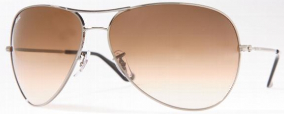 Ray-Ban 3340 Aviator Silver Metal Sunglasses Ray Ban 3340 Sunglasses main image 4