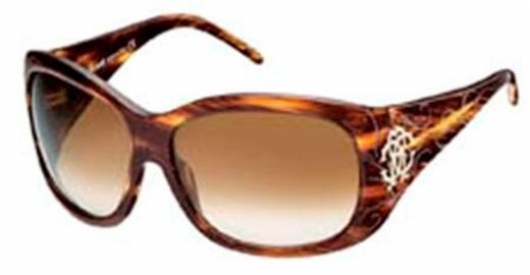 Roberto Cavalli Calcendonio 466S Sunglasses Roberto Cavalli Sunglasses Calcedonio 466S Tortoise 52E Size  main image 3