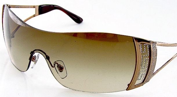 Versace sunglasses model 2058-B, with case Versace 2058B 1009 8G – Vintage Frames Company main image 4